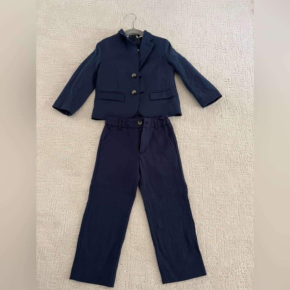 Janie and Jack size 3 blue suit